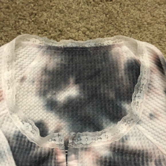 Clip up long sleeve Tye Dye top - Picture 3 of 5